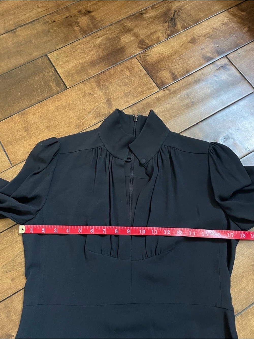 Chloe Black Long-Sleeve High-Neck Dress - Picture 8 of 11